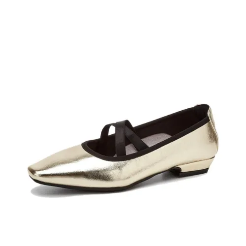 QUICHESHOES Грубый каблук Туфли Мэри Джейн Женские