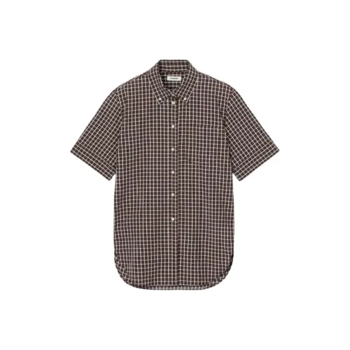 SANDRO Коричнево-желтые Женские Рубашки