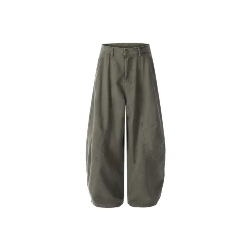 GEOGRE ALEX Армейский зеленый Унисекс Брюки карго