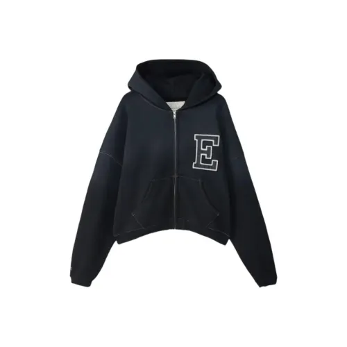 ERL Черная Унисекс Толстовка