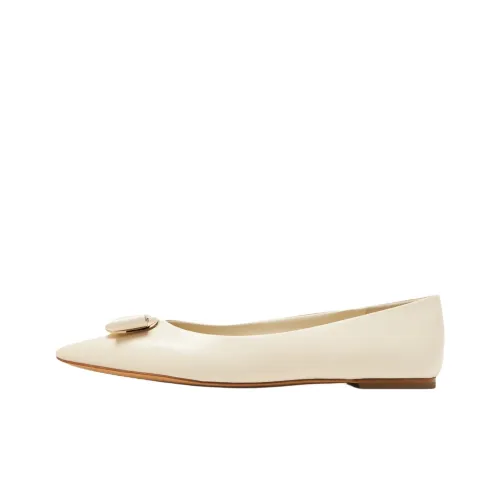 Ferragamo Vara Женские повседневные туфли Белый Женские
