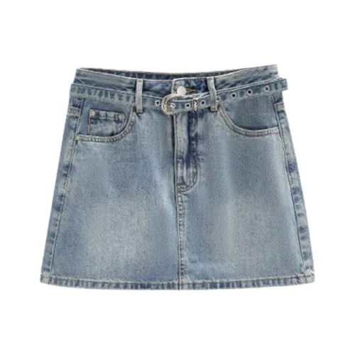Devanro Джинсовые короткие юбки Женские