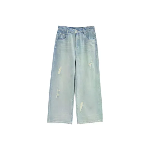 Love to serve Джинсовый синий Женские джинсы