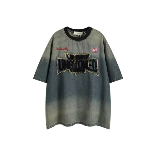 PISYPOX Синяя унисекс футболка