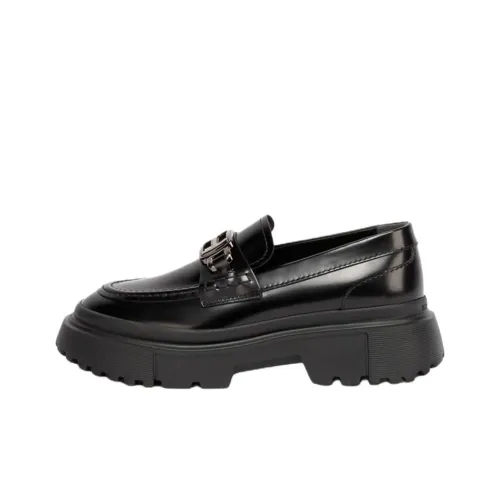 HOGAN H619 Лоферы Женские Черный