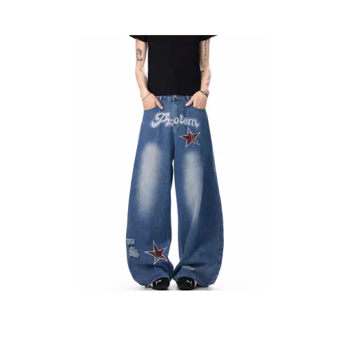 UPWARD LAB Blue Unisex Jeans