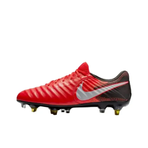 Nike Tiempo Legend 7 Мужские футбольные бутсы устойчивые к истиранию красные