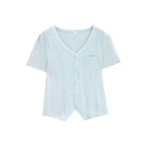 AIYIFU Синий Женский Трикотаж