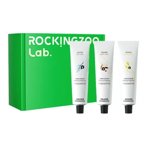 ROCKINGZOO Растение Коробка с ароматами Ограниченный выпуск Hand Крем Hydrating Refreshment 50мл+50мл+50мл