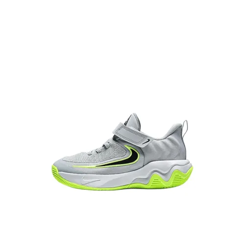 Nike Giannis Immortality 4 Устойчивый к истиранию Низкий Топ KIDS Лайфстайл Обувь Серый Детская Обувь для детей 3-7 лет