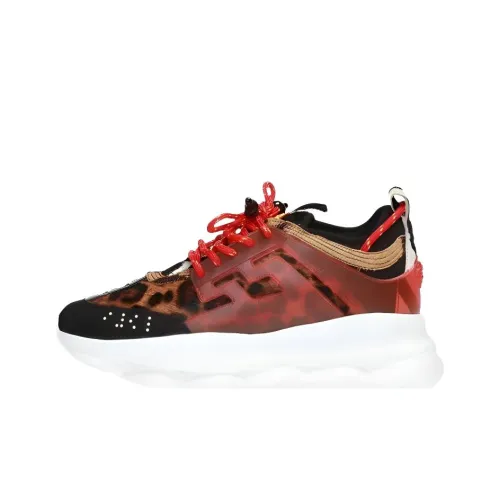 VERSACE CHAIN REACTION Повседневный Низкий Топ Красный Мужской