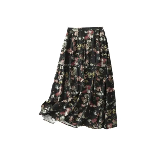 Ning Cai Yuer Повседневный Длинный Юбка Женские