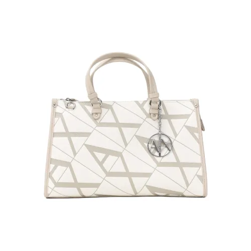 ARMANI EXCHANGEAE Полиэстер Тоут Сумка Сумка для покупок Сумка на плечо Сумка среднего размера Женская Светло-коричневая