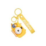 Леопард Полицейский Желтый Проекция Фотография Брелок