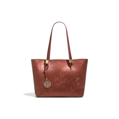 CLEVER KETCH ПУ (полиуретан) Тоут Сумка Сумка для покупок Сумка на плечо Женская Коричневая Красная