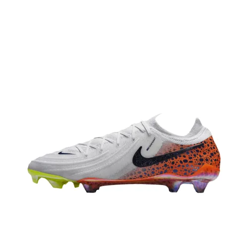 Nike Phantom GX 2 Elite Мужские футбольные бутсы устойчивые к истиранию белые и оранжевые