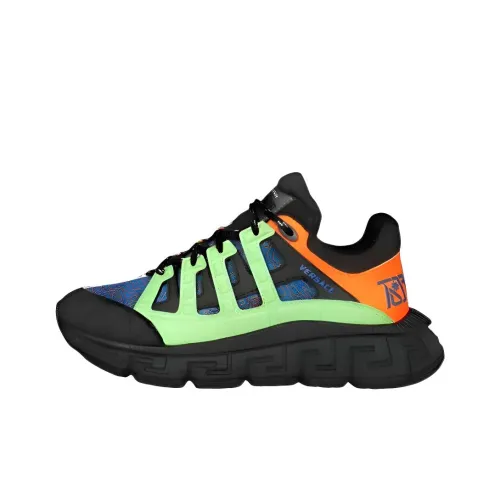 VERSACE Trigreca VERSACE Низкий Топ Повседневная Обувь Мужская Черная