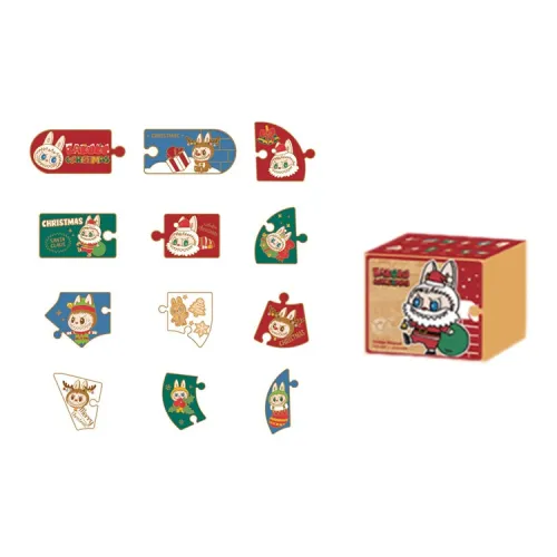 POP MART THE MONSTERS LABUBU Christmas, Магнит На Холодильник, Слепой Бокс, Одиночная Коробка/комплект Из 12 Шт.
