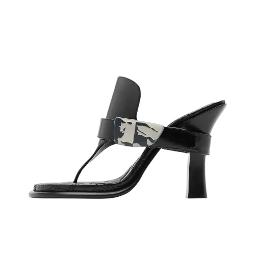 Burberry Шлепанцы Женские Черные