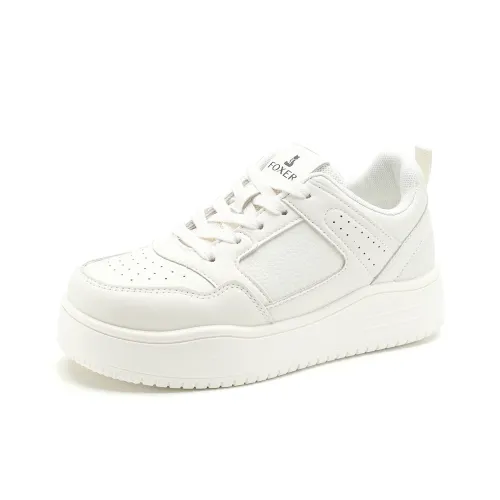 FOXER x MARINO ORLANDI Износостойкие и Легкие Низкие Кроссовки для скейтбординга Женские Белые