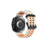 Звездный свет Апельсин-Океанический Двухцветный Двойной Пряжка Силиконовый ремешок