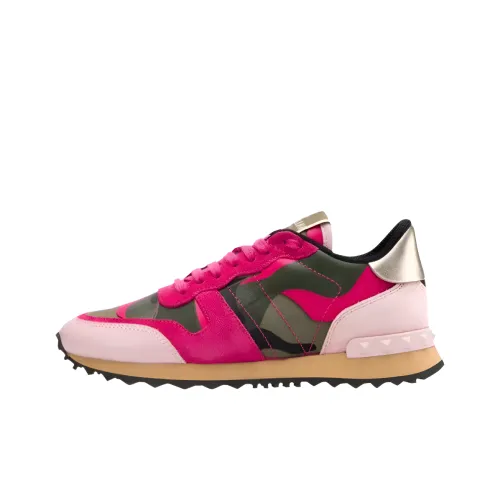 Valentino Rockrunner Low Топ Повседневная обувь Женская Розовая