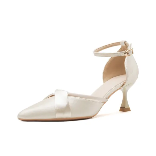 GOSO Грубый каблук Высокие каблуки Женские Белые