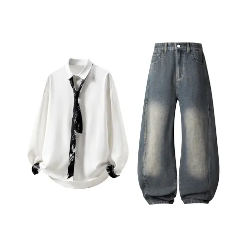 X1617 Рубашка Комплект В комплекте Унисекс