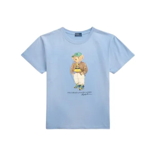 Polo Ralph Lauren Стандартная T-рубашка Женская Светло-синяя