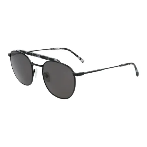 LACOSTE Металл OVAL SUNGLASSES Мужской Черный