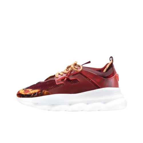 VERSACE CHAIN REACTION VERSACE Низкий Топ Повседневная Обувь Мужская Красная