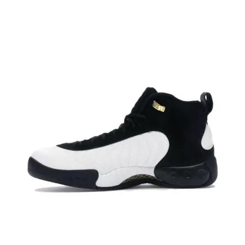 Jordan Jumpman Pro противоскользящие устойчивые к истиранию высокие топы винтажные баскетбольные кроссовки мужские черно-белые