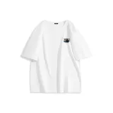 [Ледяной шелк охлаждающий] Белый (Mb Закат Кокосовый зеленый Остров Логотип на груди)