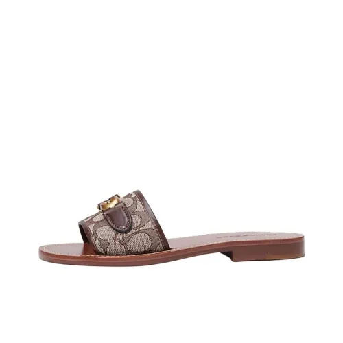 COACH Слипоны Женские Темно-Кофейный