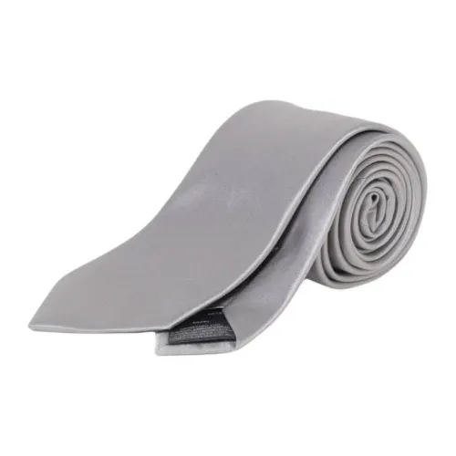 EMPORIO ARMANI Шелковые галстуки Мужской Серебряный