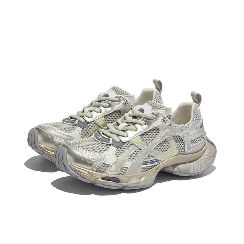 Chibang Легкий Низкий Топ Кроссовки с Толстой Подошвой Женские