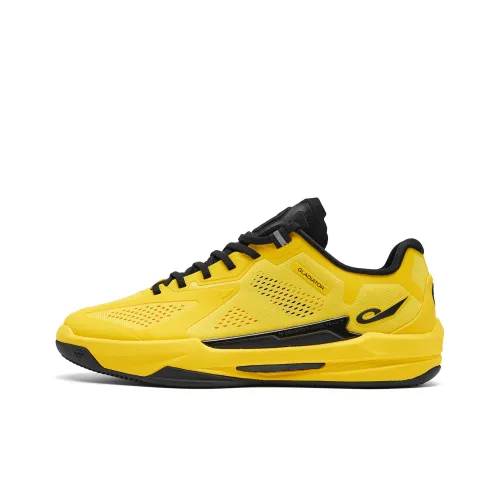 QIAODAN Низкий топ Бадминтон Обувь Мужская Желтая Черная