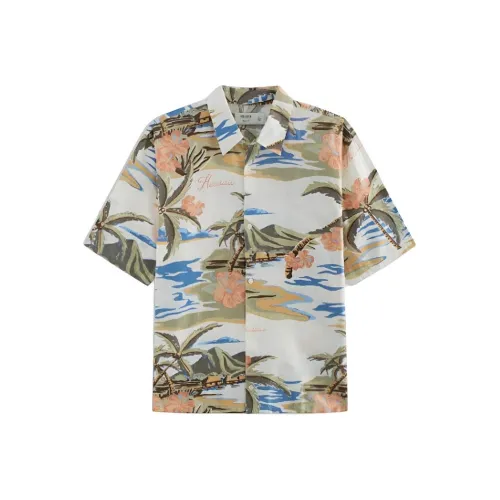 Hollister Рубашка Унисекс с Белым Принт