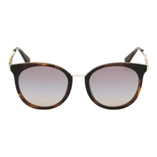 GUESS Пластик Круглые Солнцезащитные очки Женские Коричневый
