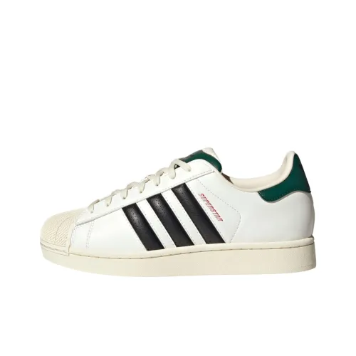 Adidas Originals SUPERSTAR Устойчивые к истиранию низкие скейтборд-кроссовки унисекс Белый Черный Зеленый