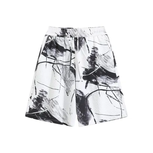 HYLHYL Белые Унисекс Повседневные шорты