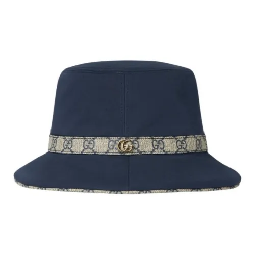 GUCCI Вязаные соломенные шляпы Унисекс Темно-синий