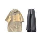 Светлый кофейный + Серый