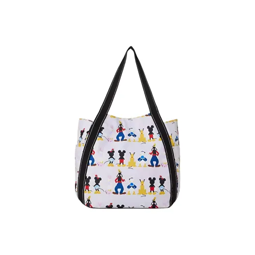 Disney Полиэстер Тоут Сумка Сумка для покупок Сумка Большая Унисекс Белая и Многоцветная