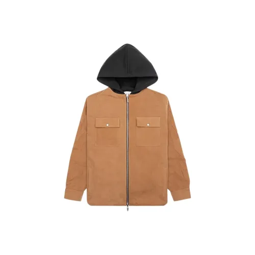 RHUDE Коричневый Черный Мужские Куртки