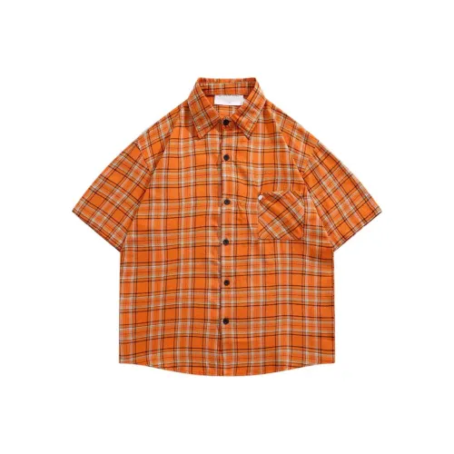 ABCMININ Апельсин Женские Рубашки