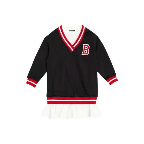 BALMAIN Черные Платья для Детей