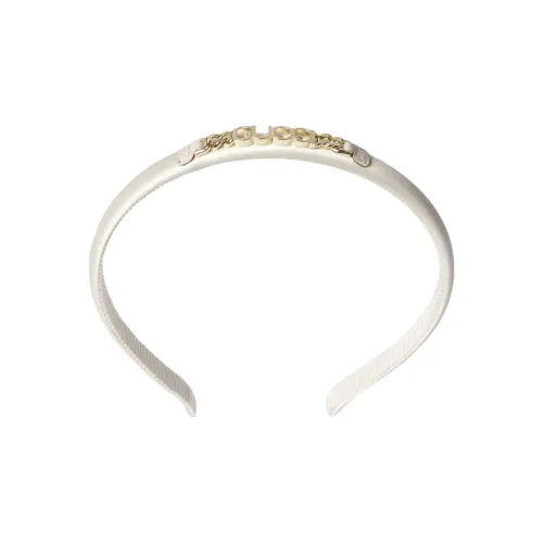 GUCCI Сатин Ободки для волос Детский Белый