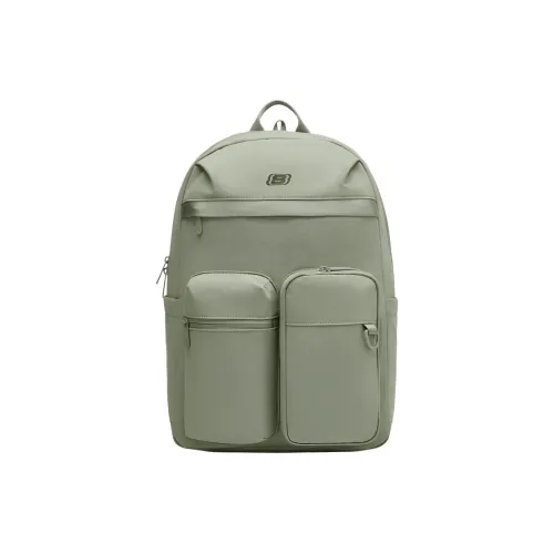 Skechers Однотонный Рюкзак Стандартный Унисекс Зеленый