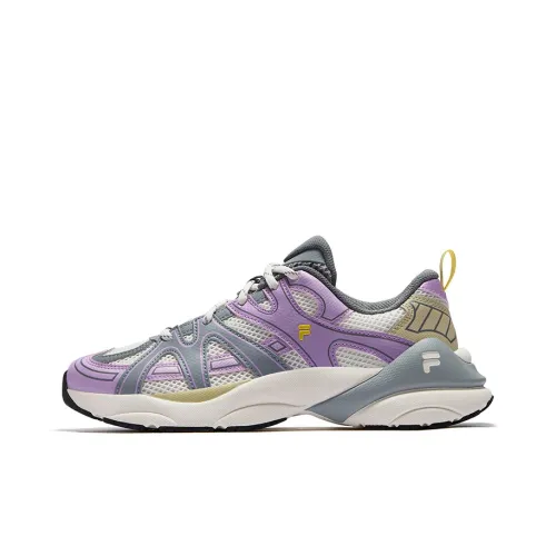 FILA FUSION PATH Trajectory Shoes Беговые кроссовки Низкий верх Белый Фиолетовый Женские